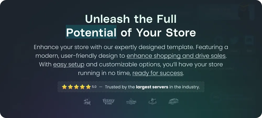 Atom CraftingStore Template
